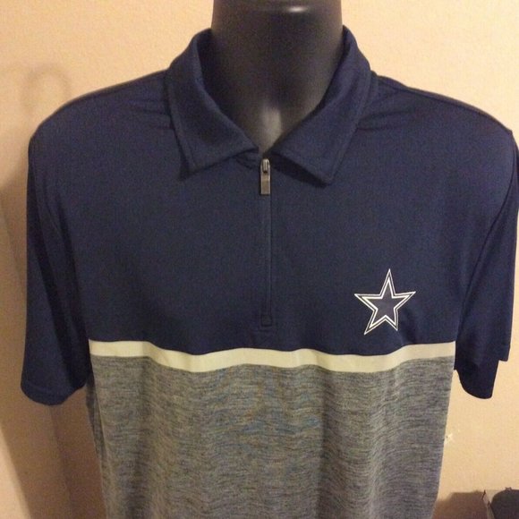 MSX Other - Dallas Cowboys MSX 1/4 Zip Polo Shirt sz large